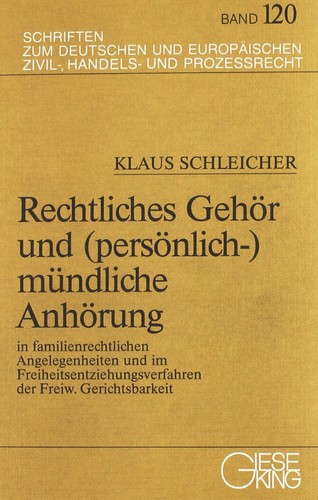 Rechtliches gehör und - rechtliches,