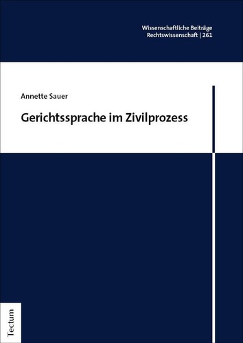 Gerichtssprache - , im